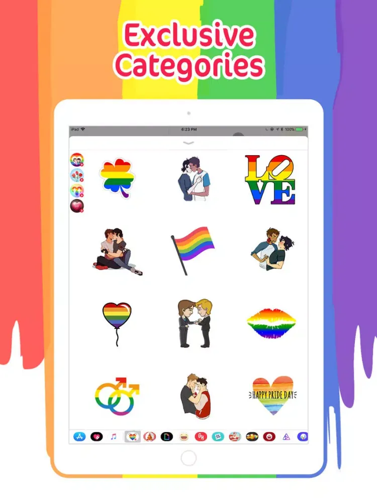 LGBT Animated Valentine's Day iPad سکرین شاٹس
