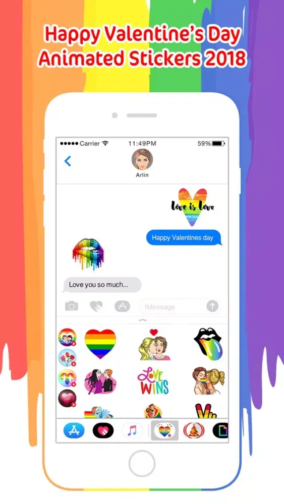 LGBT Animated Valentine's Day سکرین شاٹس