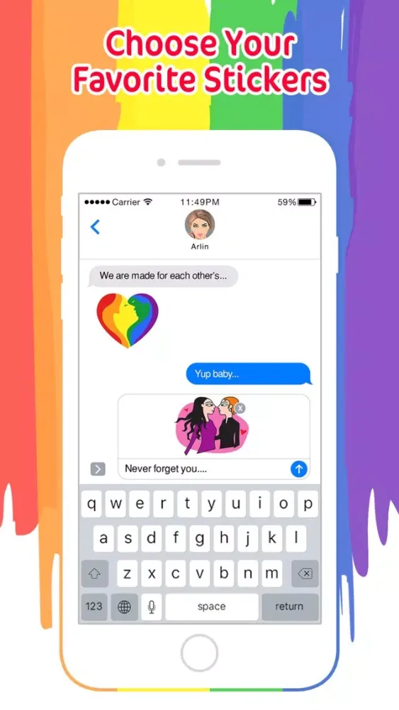 LGBT Animated Valentine's Day سکرین شاٹس