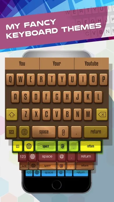 My Fancy Keyboard Themes - Colorful Keyboards for iPhone,iPad & iPod Screenshots