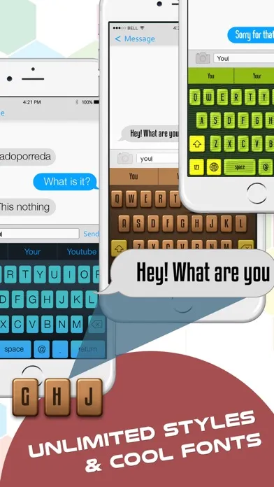 My Fancy Keyboard Themes - Colorful Keyboards for iPhone,iPad & iPod Screenshots