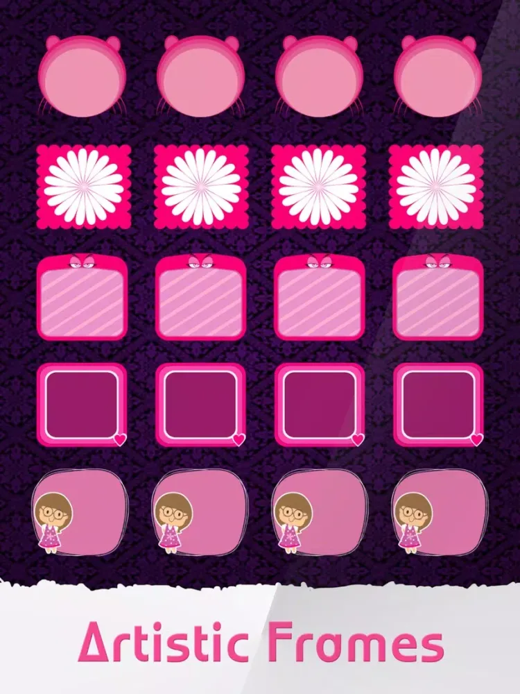 Pink Icon Skins Maker & Home Screen Wallpapers Pro for iPhone, iPad & iPod iPad  Screenshots