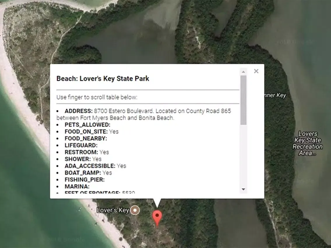 Capturas de tela do Florida Beaches & Weather iPad 