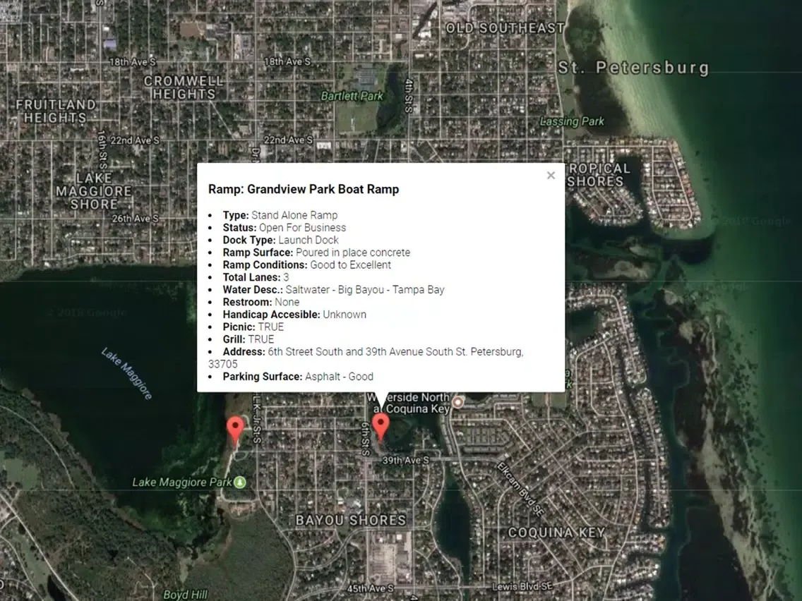 Florida Boat Ramps & Tides iPad  Ekran Görüntüleri