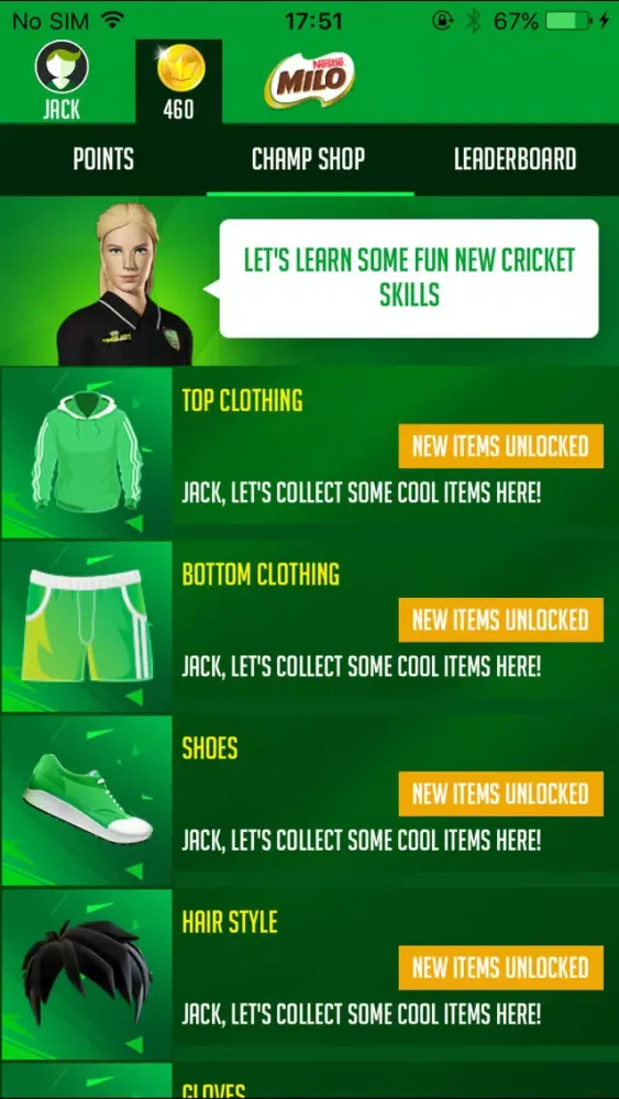 MILO Champions ANZ 스크린샷