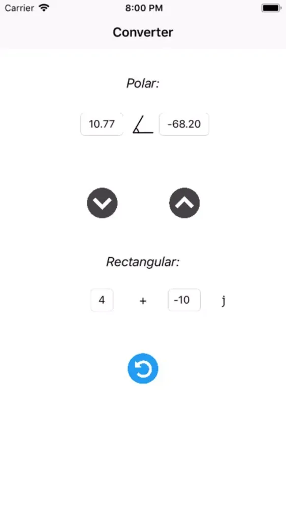 Screenshot di Polar Converter