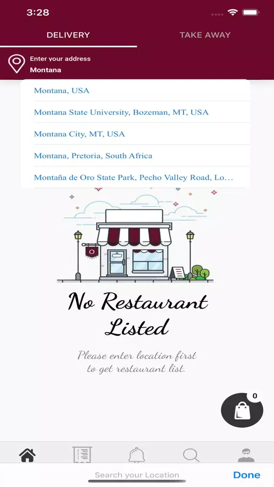 Screenshot di Owasso ONLY: Food Delivery
