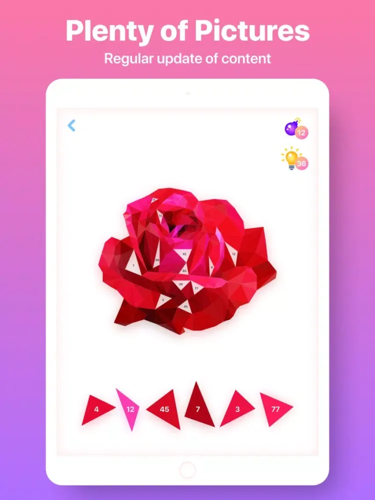 Tangkapan layar Low Poly Art: 3D Jigsaw Puzzle iPad 