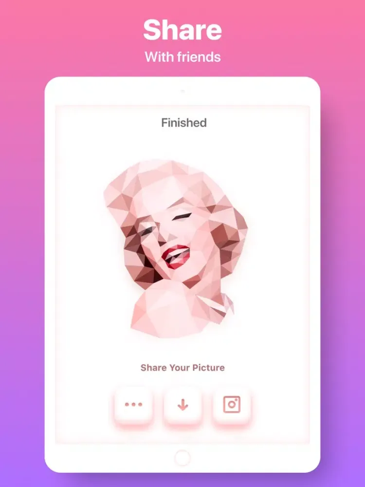 Tangkapan layar Low Poly Art: 3D Jigsaw Puzzle iPad 