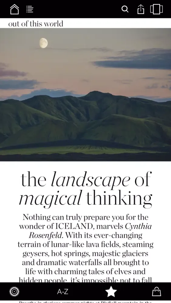Capturas de tela do PORTER magazine North America