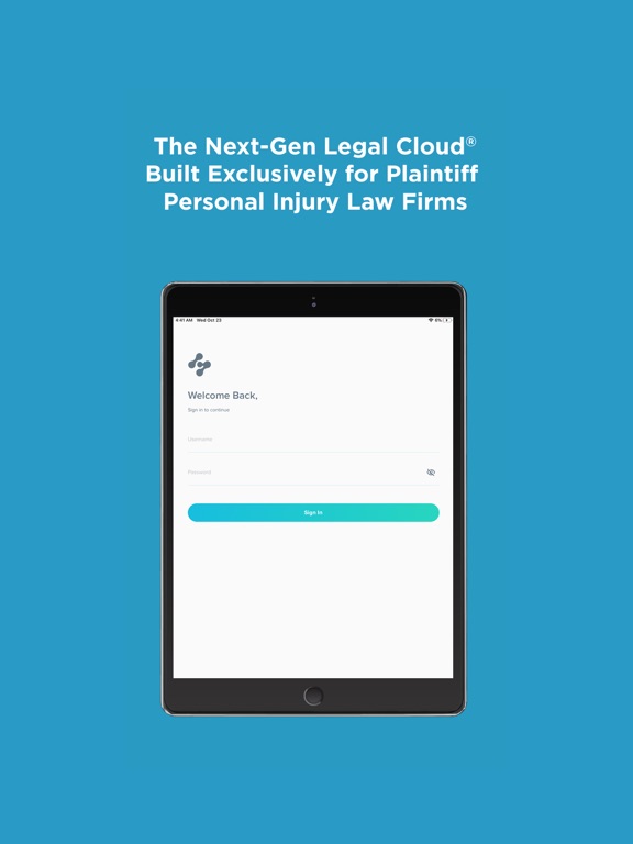 CloudLex® The Legal Cloud® iPad  স্ক্রিনশট
