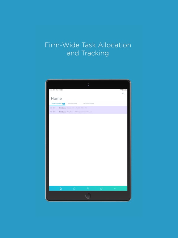 CloudLex® The Legal Cloud® iPad  স্ক্রিনশট
