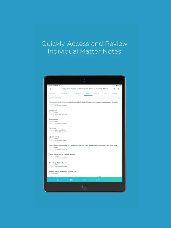 CloudLex® The Legal Cloud® iPad 应用截图