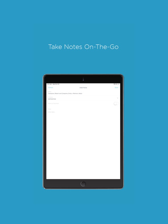 CloudLex® The Legal Cloud® iPad  স্ক্রিনশট