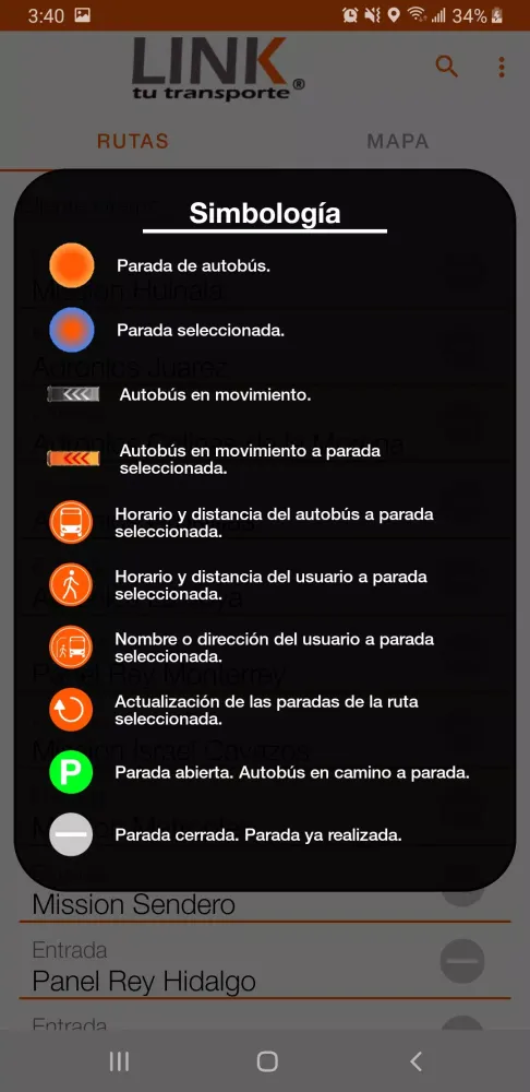 LINK tu transporte Screenshots