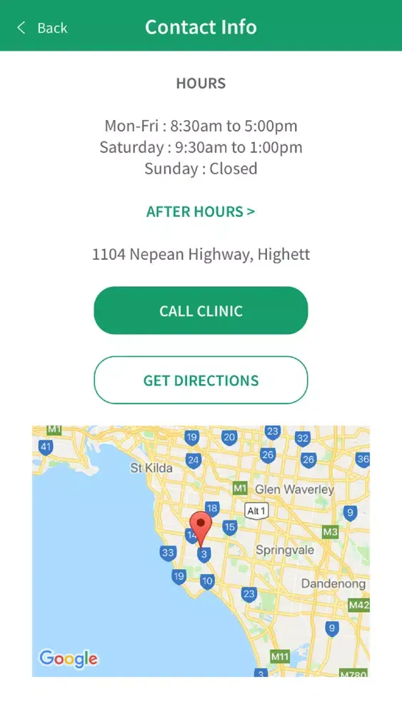 Nepean Health Care Screenshots