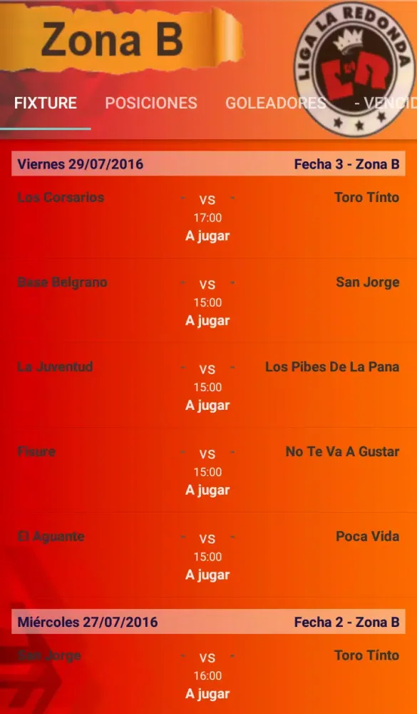 Liga de fútbol La Redonda Screenshots