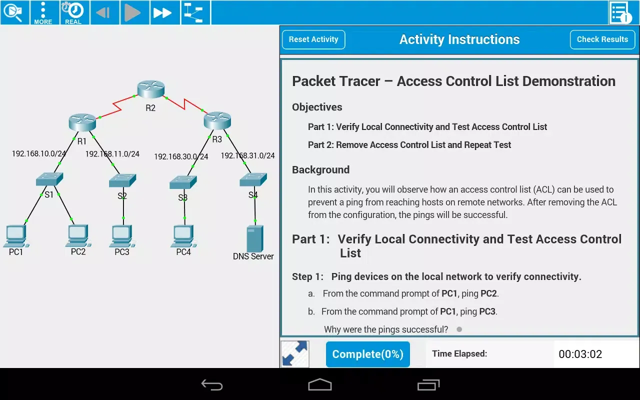 Packet Tracer Mobile স্ক্রিনশট