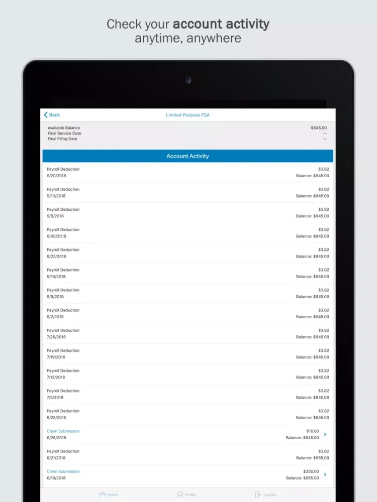 121 Benefits Pre-Tax Accounts iPad 应用截图