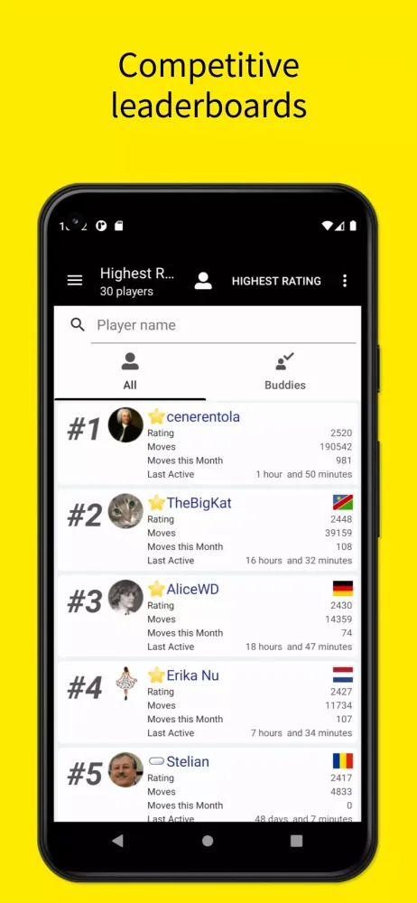 Captures d'écran de Daily Chess