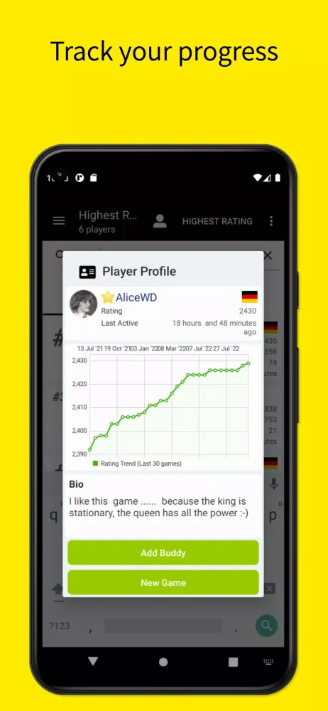 Captures d'écran de Daily Chess