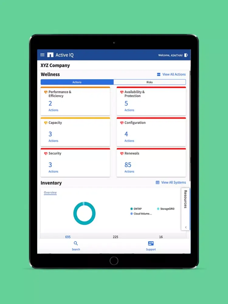 صور Active IQ Digital Advisor iPad 