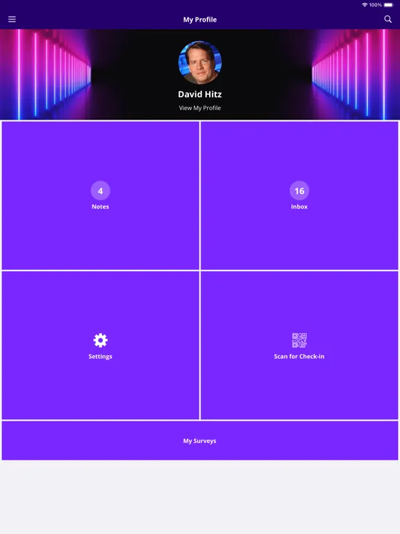 NetApp Events iPad  স্ক্রিনশট