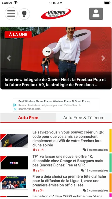 Univers-Freebox স্ক্রিনশট