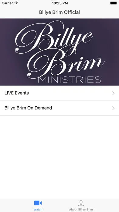 ภาพหน้าจอของ Billye Brim Official