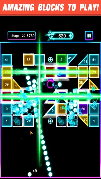 Captures d'écran de Balls and Block-Bricks Breaker