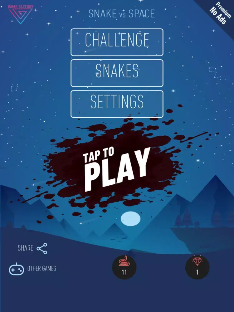 Snake VS Space iPad  स्क्रीनशॉट