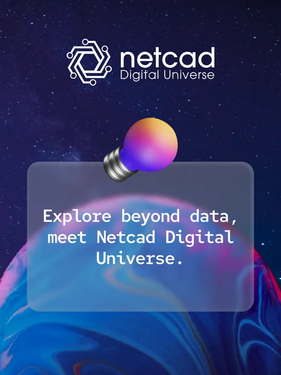 Netcad Digital Universe App iPad  Screenshots