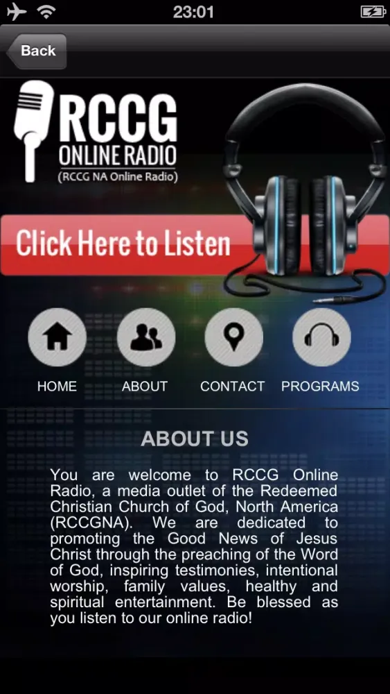 Capturas de pantalla de RCCG Online Radio