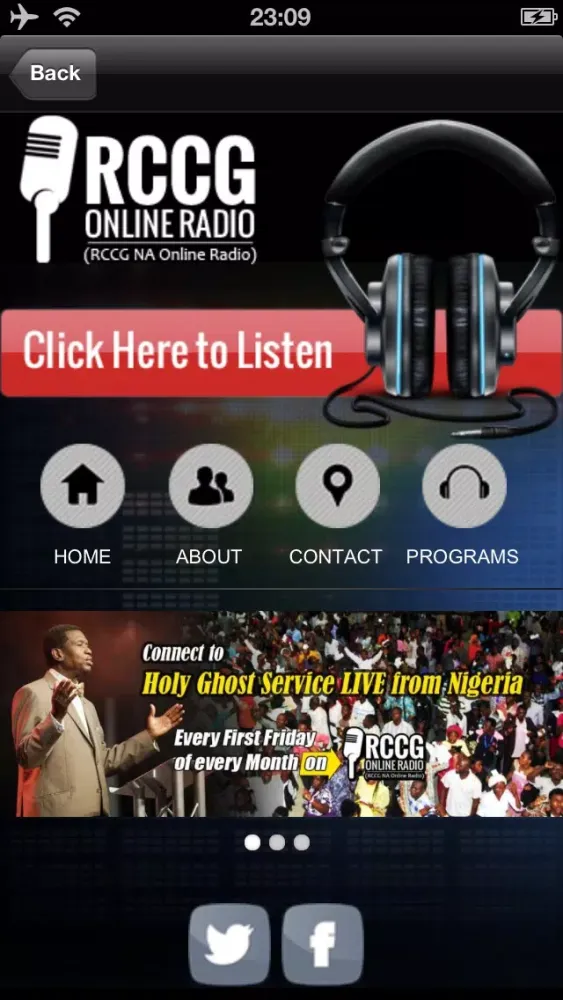 Capturas de pantalla de RCCG Online Radio