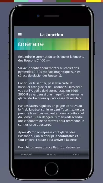 Screenshot di cham'app - chamonix