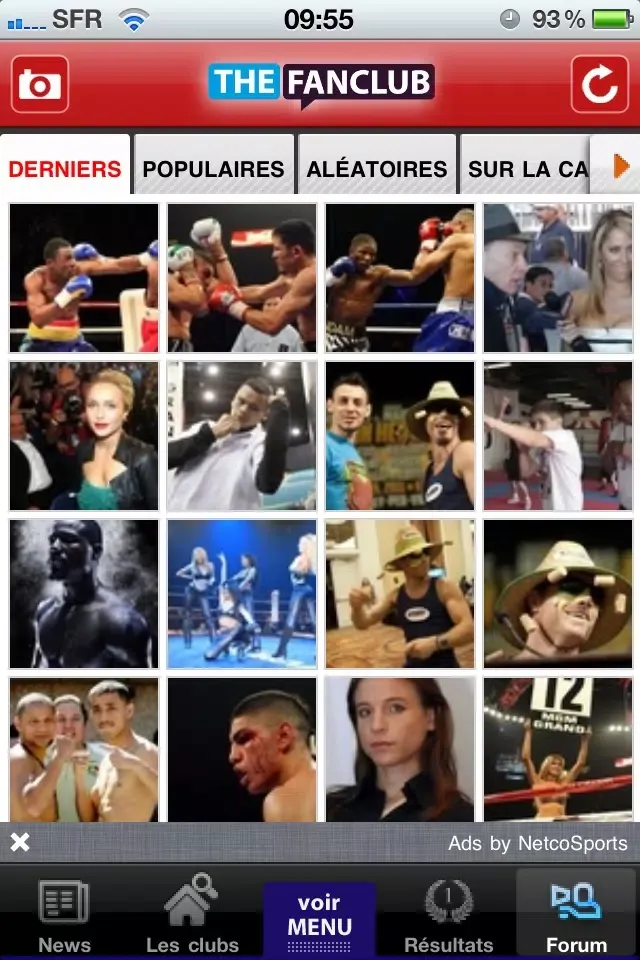 Tangkapan layar Fédération Française de Boxe