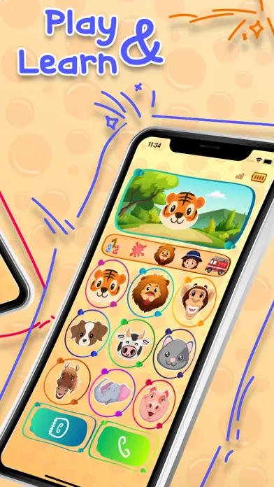 Zrzuty ekranu Baby Phone : Fun & Learn