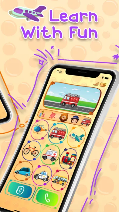 Zrzuty ekranu Baby Phone : Fun & Learn