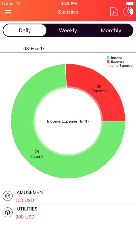 I-ExpenseManager سکرین شاٹس