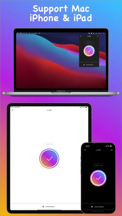 U-VPN: Private VPN Proxy Pro应用截图