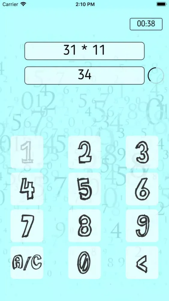 Capturas de tela do MathsRace!