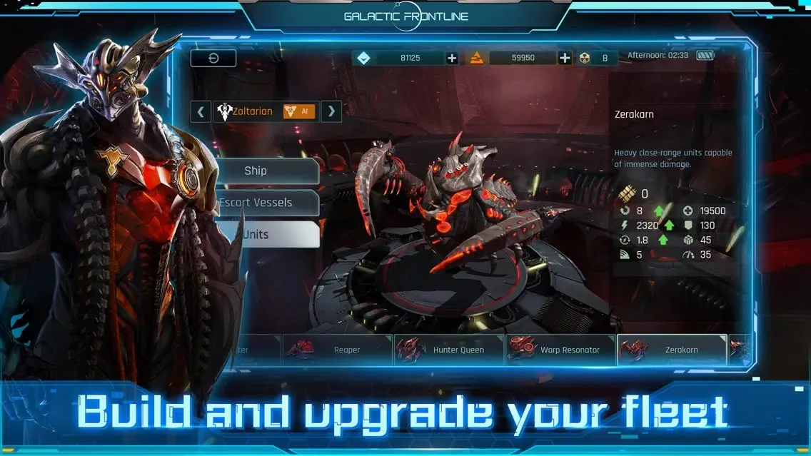 Zrzuty ekranu Galactic Frontline