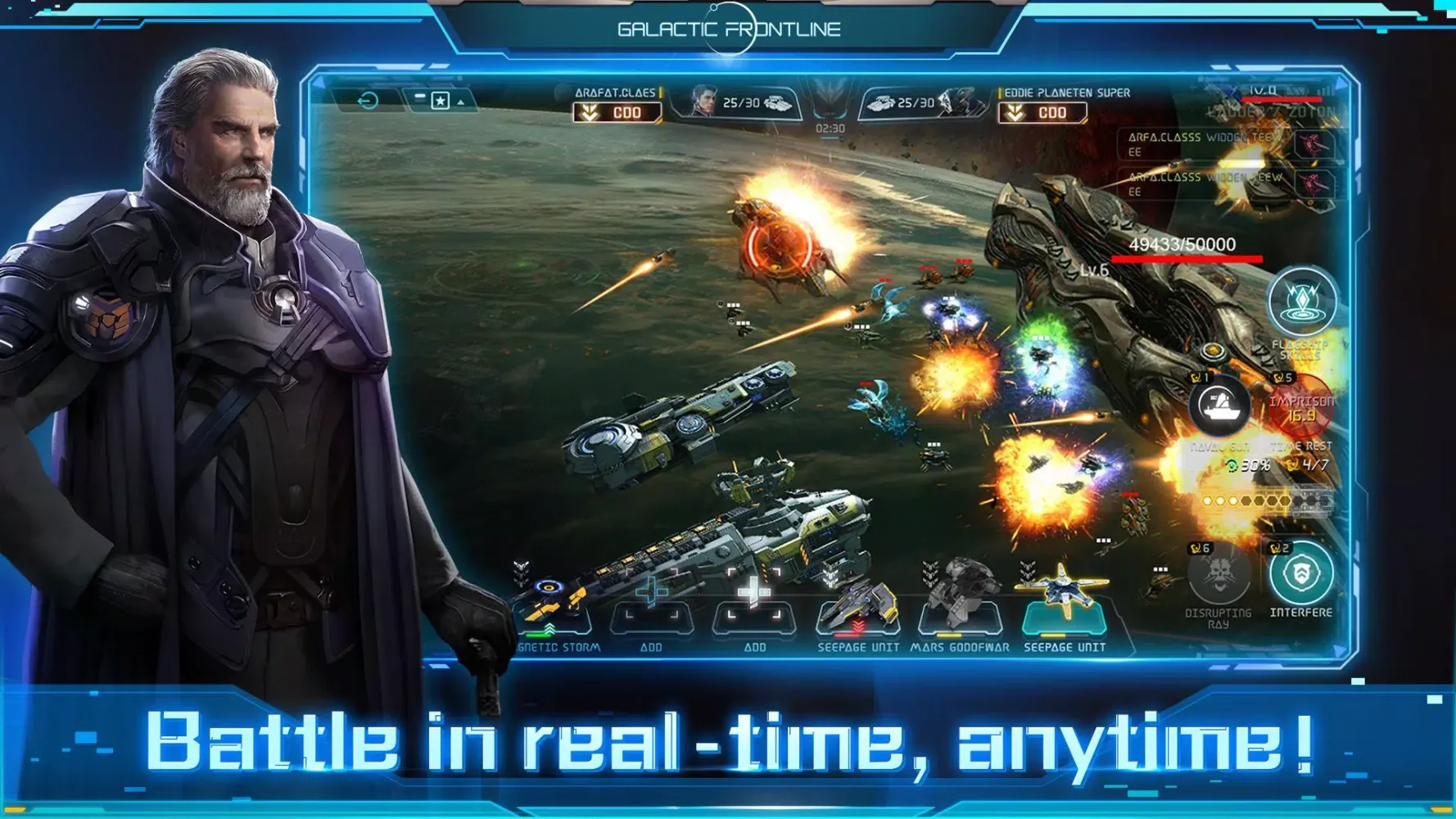 ภาพหน้าจอของ Galactic Frontline