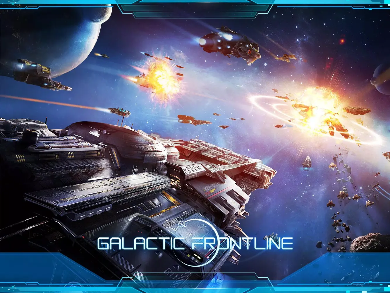ภาพหน้าจอของ Galactic Frontline