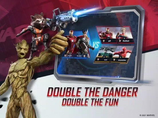 Tangkapan skrin MARVEL Duel iPad 