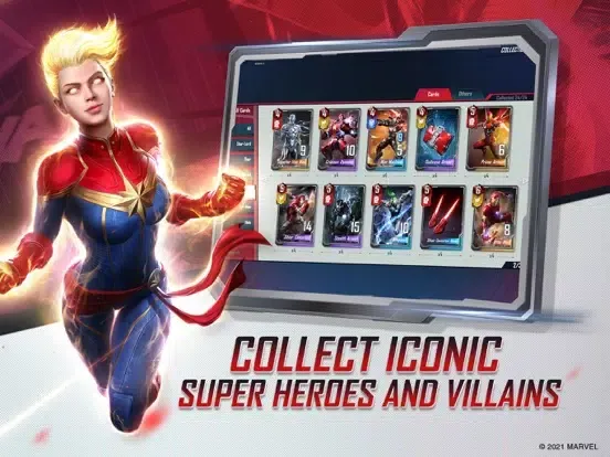 Tangkapan skrin MARVEL Duel iPad 