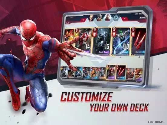 Tangkapan skrin MARVEL Duel iPad 