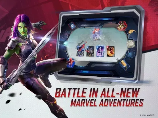 Tangkapan skrin MARVEL Duel iPad 