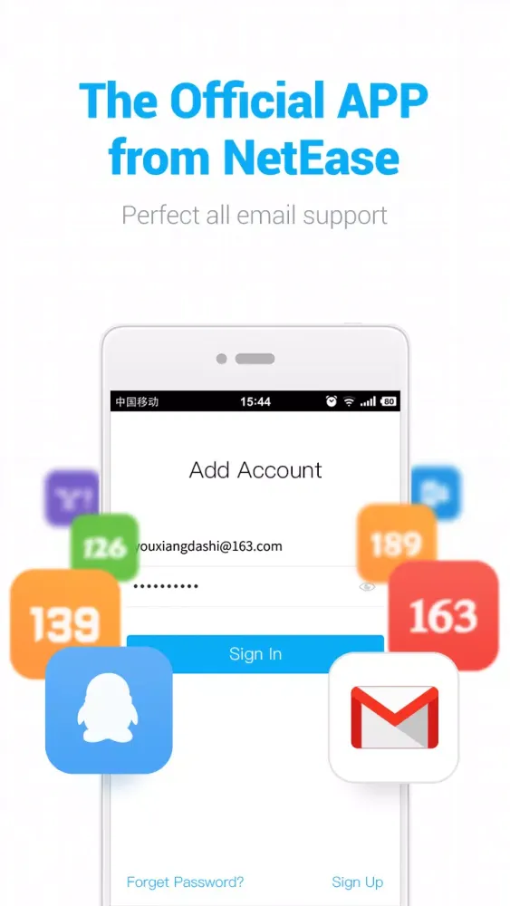 Netease Mail Ekran Görüntüleri
