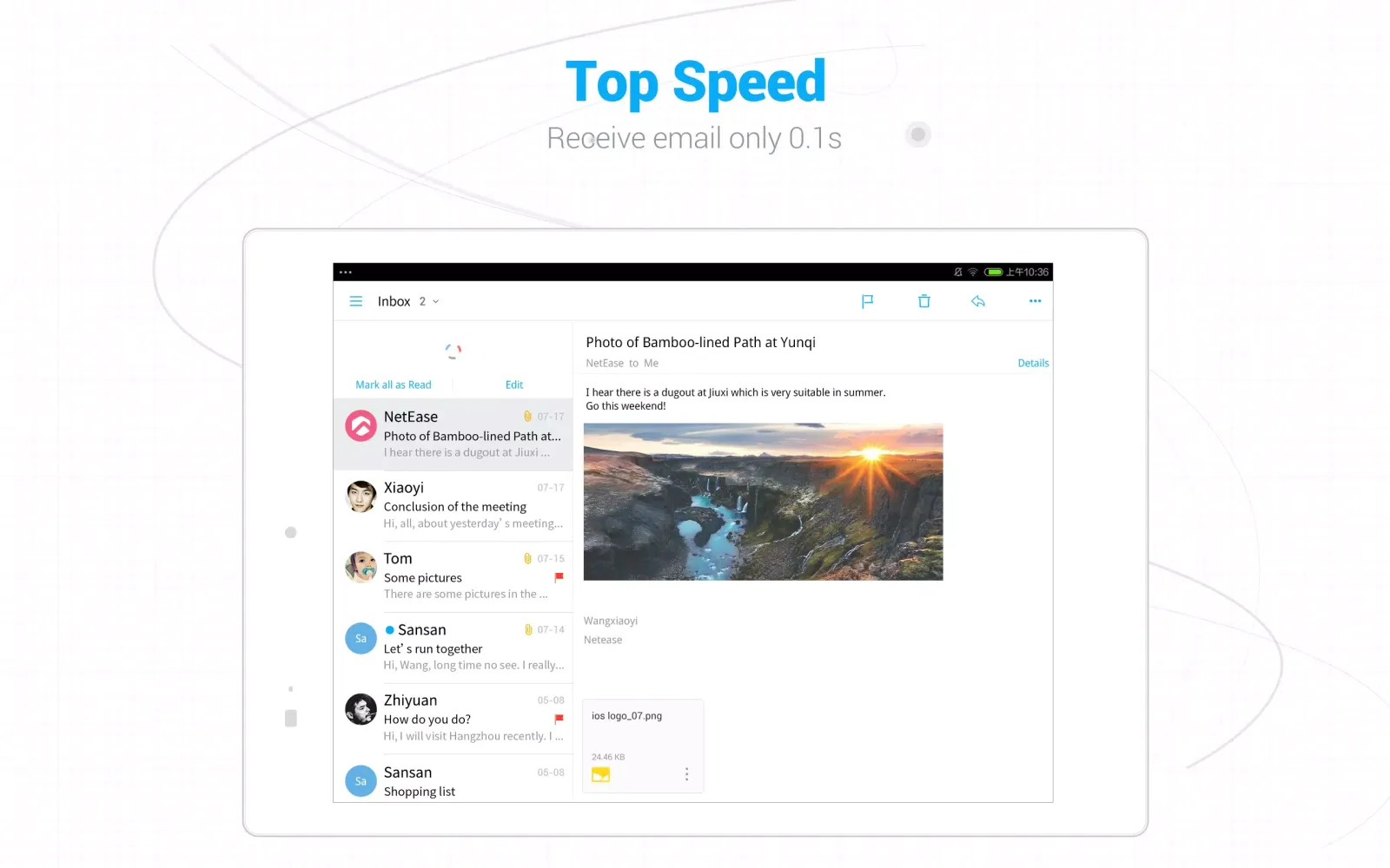 Netease Mail Ekran Görüntüleri